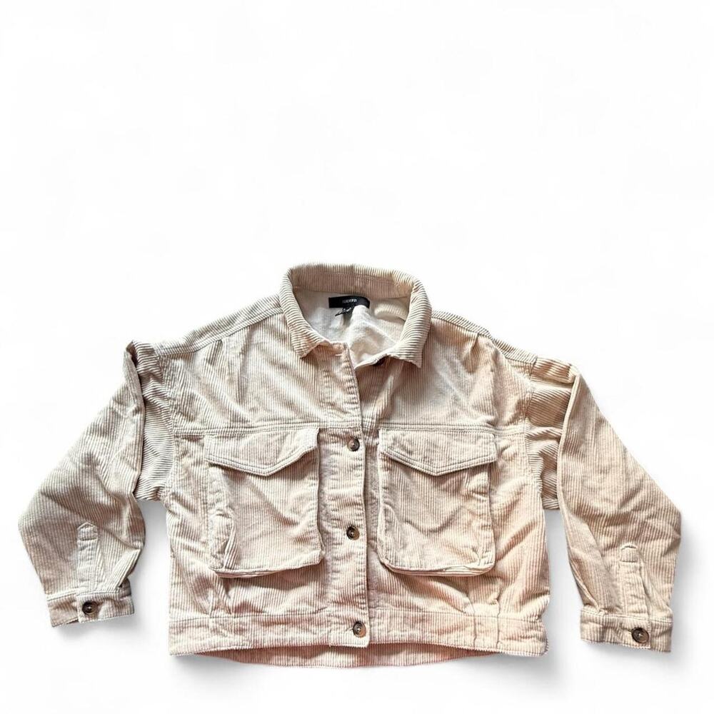 Forever 21 cream tan corduroy
